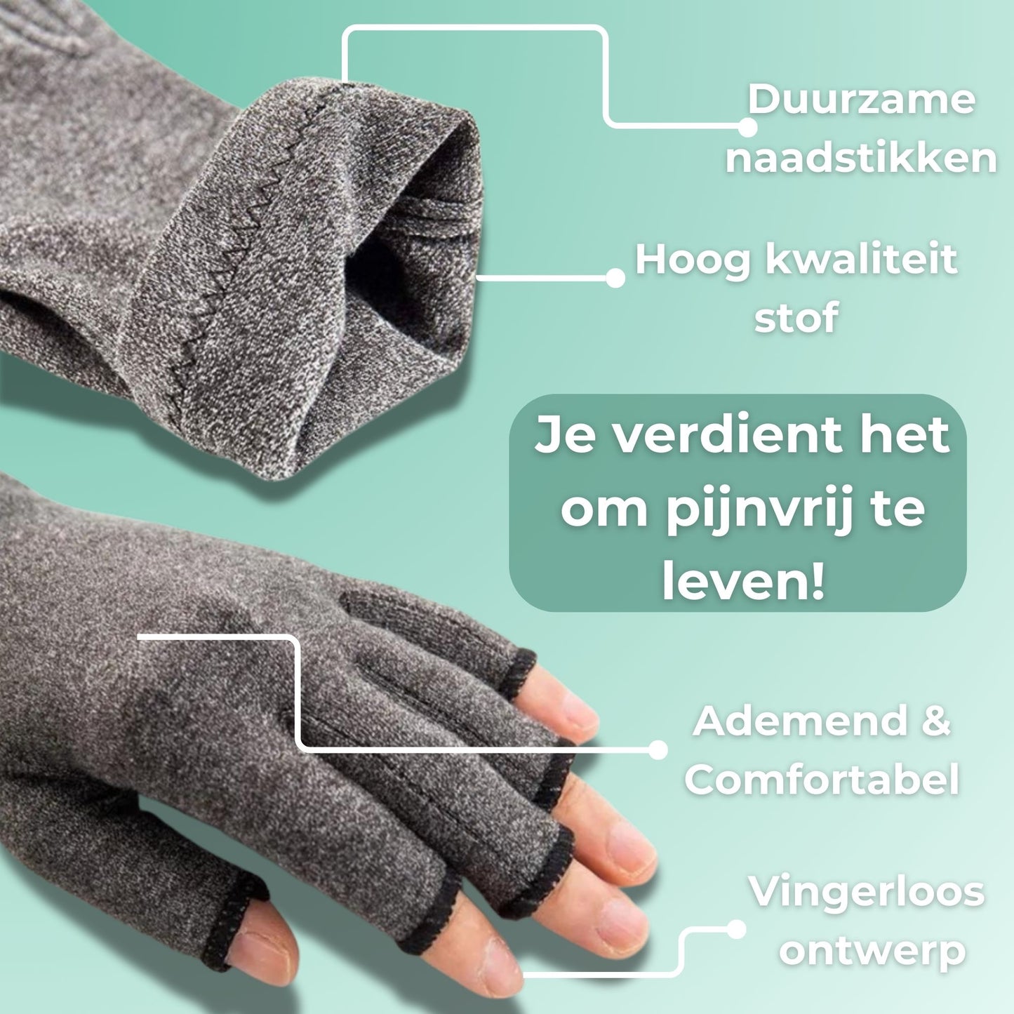 Pijnverlichtende Compressie Handschoenen