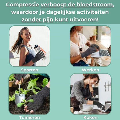 Pijnverlichtende Compressie Handschoenen