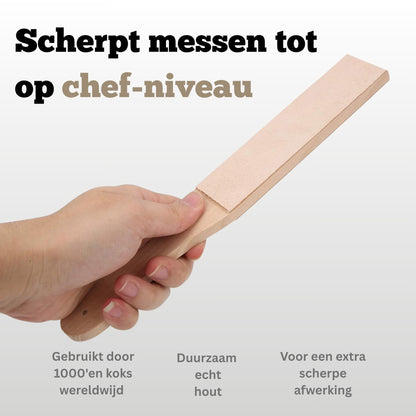 Leder Strop & Polijstblok (afwerking)