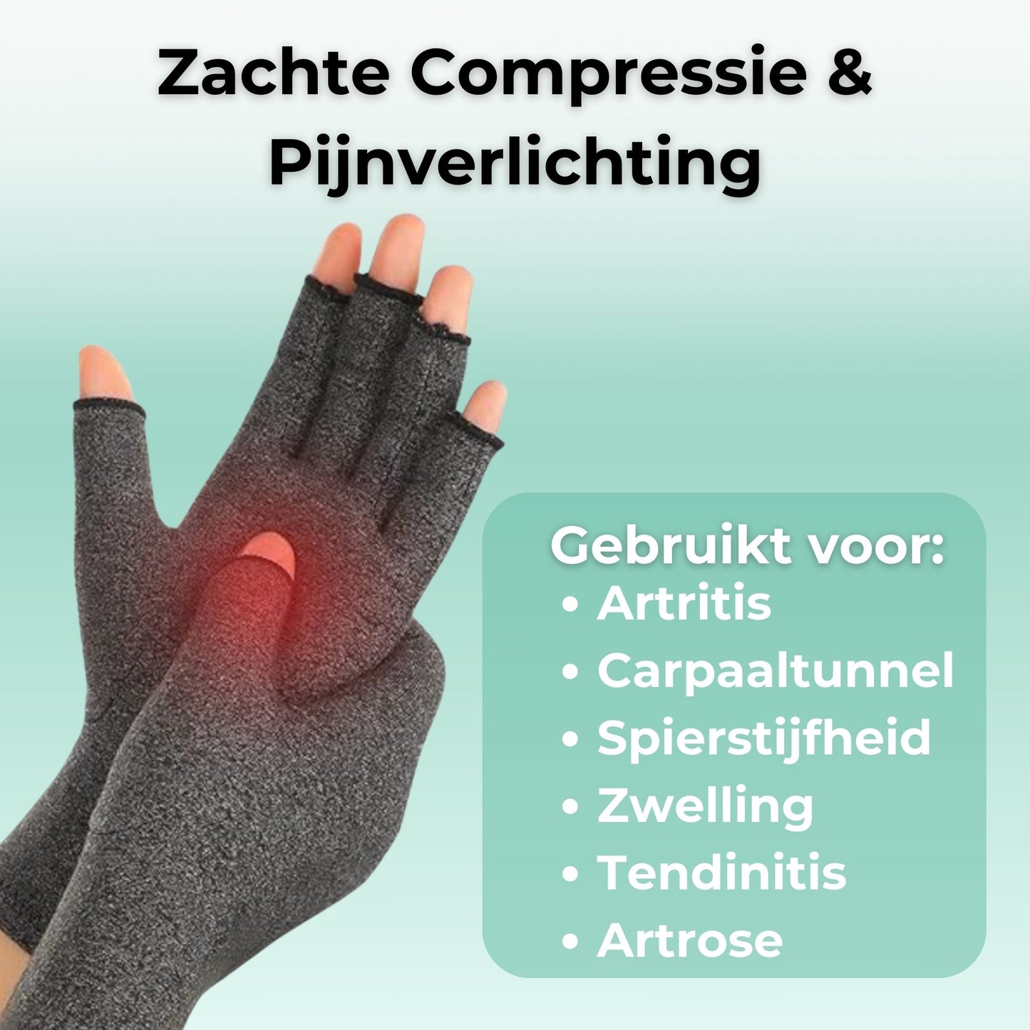 Pijnverlichtende Compressie Handschoenen